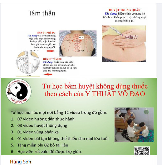 Địa chỉ chữa và dạy chữa bệnh Tăng động hiệu quả bằng y thuật võ đạo - Lương y võ sư Lê Hùng Sơn